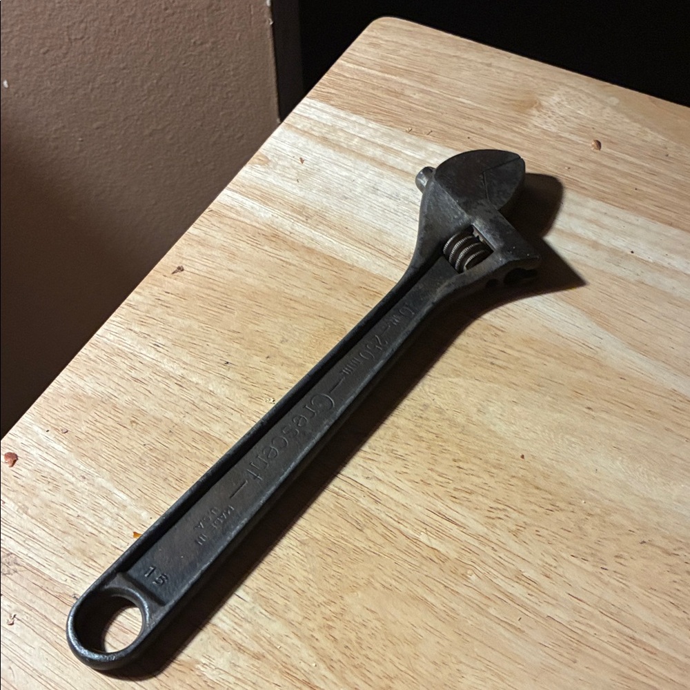 Vintage CRESCENT 10” Adjustable Wrench USA